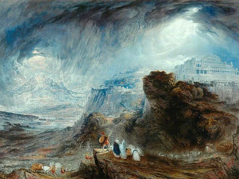 1789-John Martin - Giosuè ordina al sole di fermarsi su Gibeon